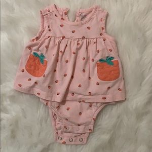 LAST CHANCE Baby girl strawberry dress